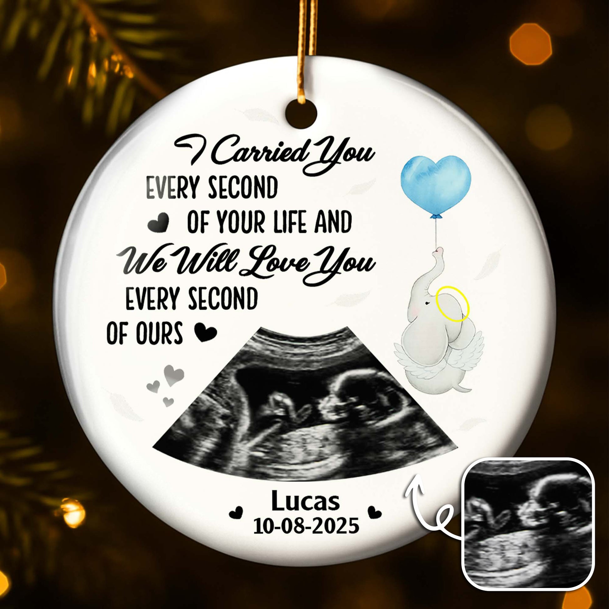 I Carried You Every Second Of Your Life, Ultrasound And Stork