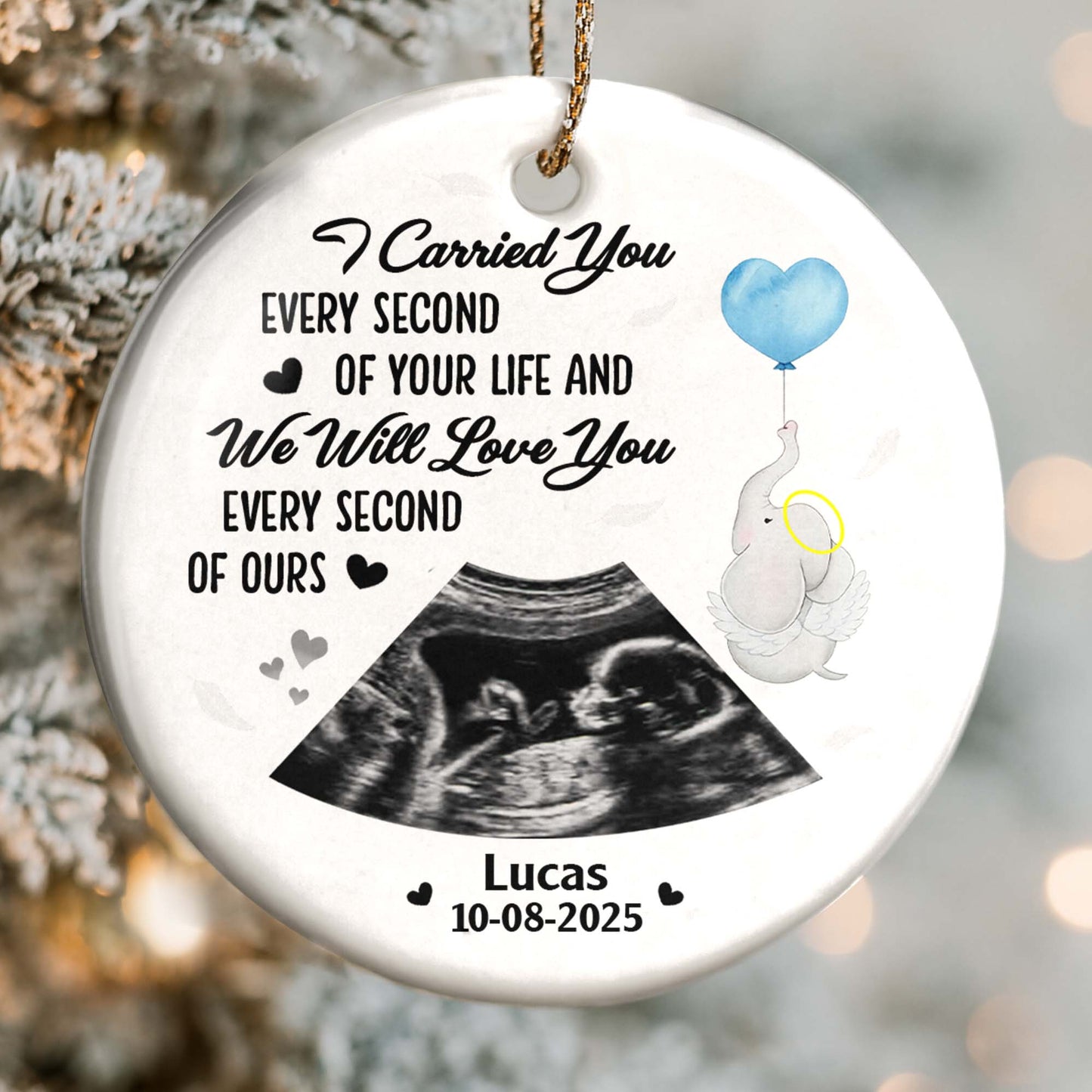 I Carried You Every Second Of Your Life, Ultrasound And Stork