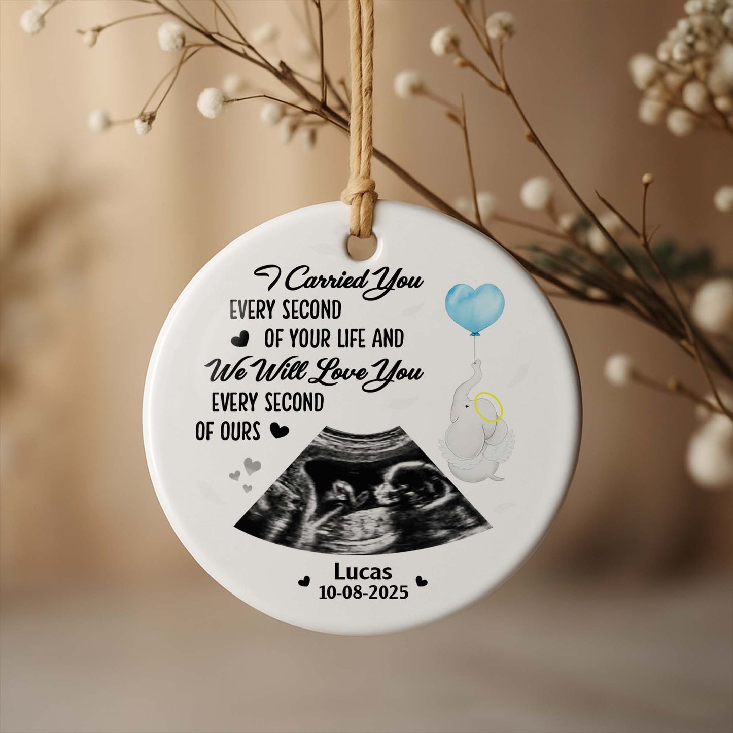 I Carried You Every Second Of Your Life, Ultrasound And Stork