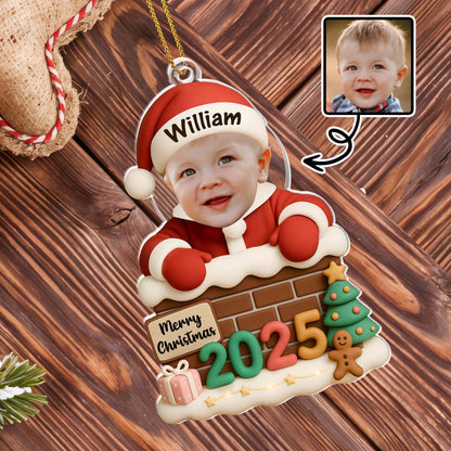 Merry Christmas, Santa Suit And Christmas Tree