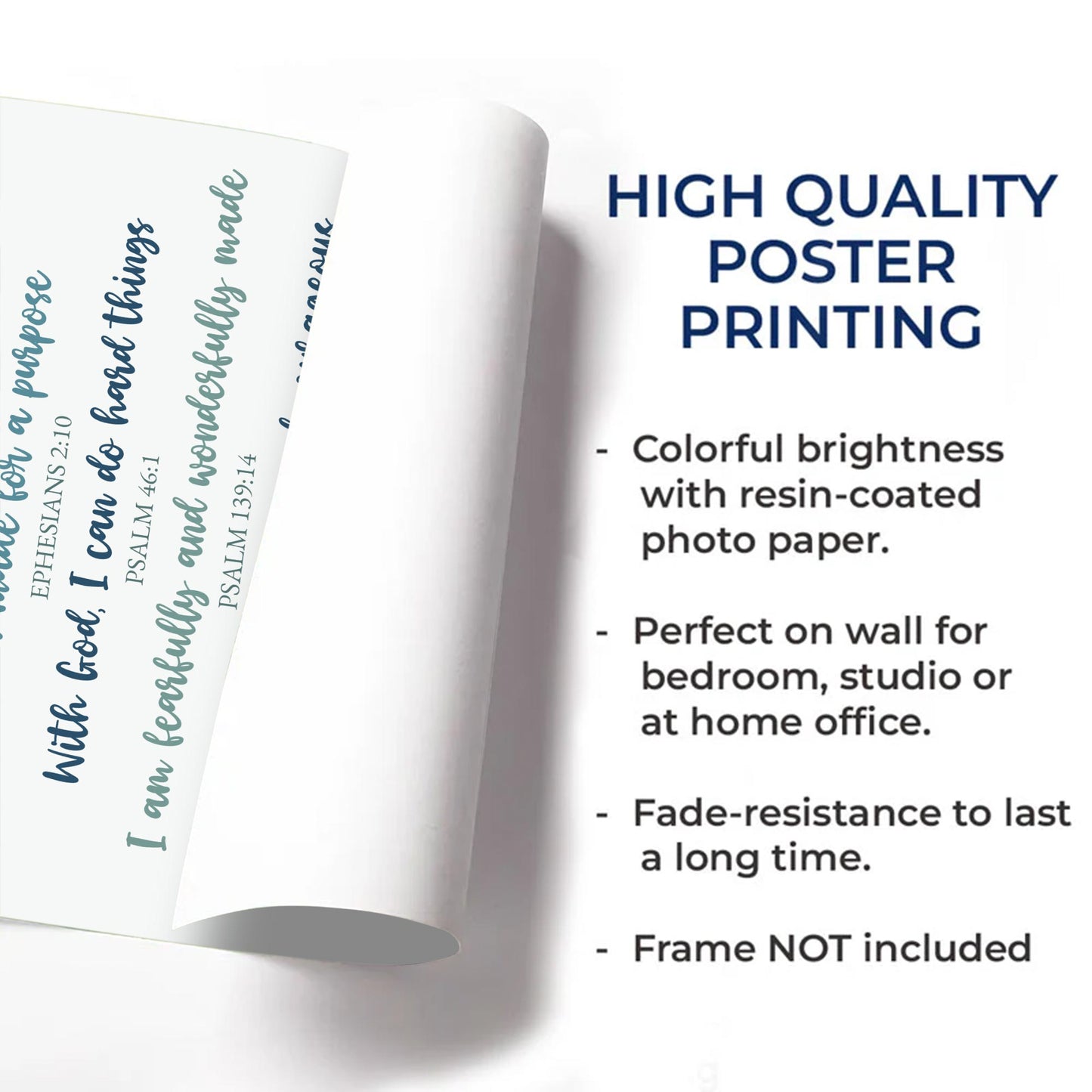 I Am A Child Of God Inspirational Rainbow Poster