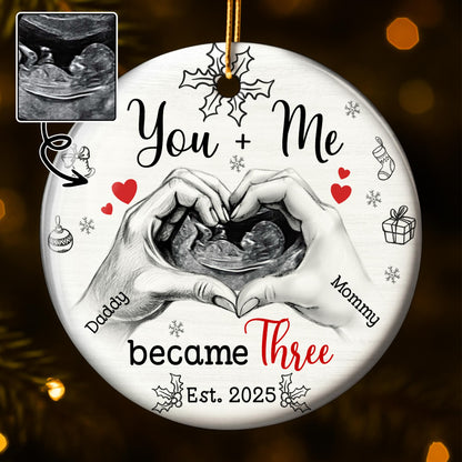 You + Me Became Three, Hands Forming Heart