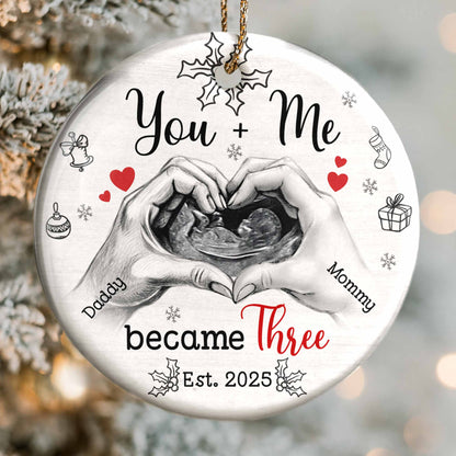 You + Me Became Three, Hands Forming Heart