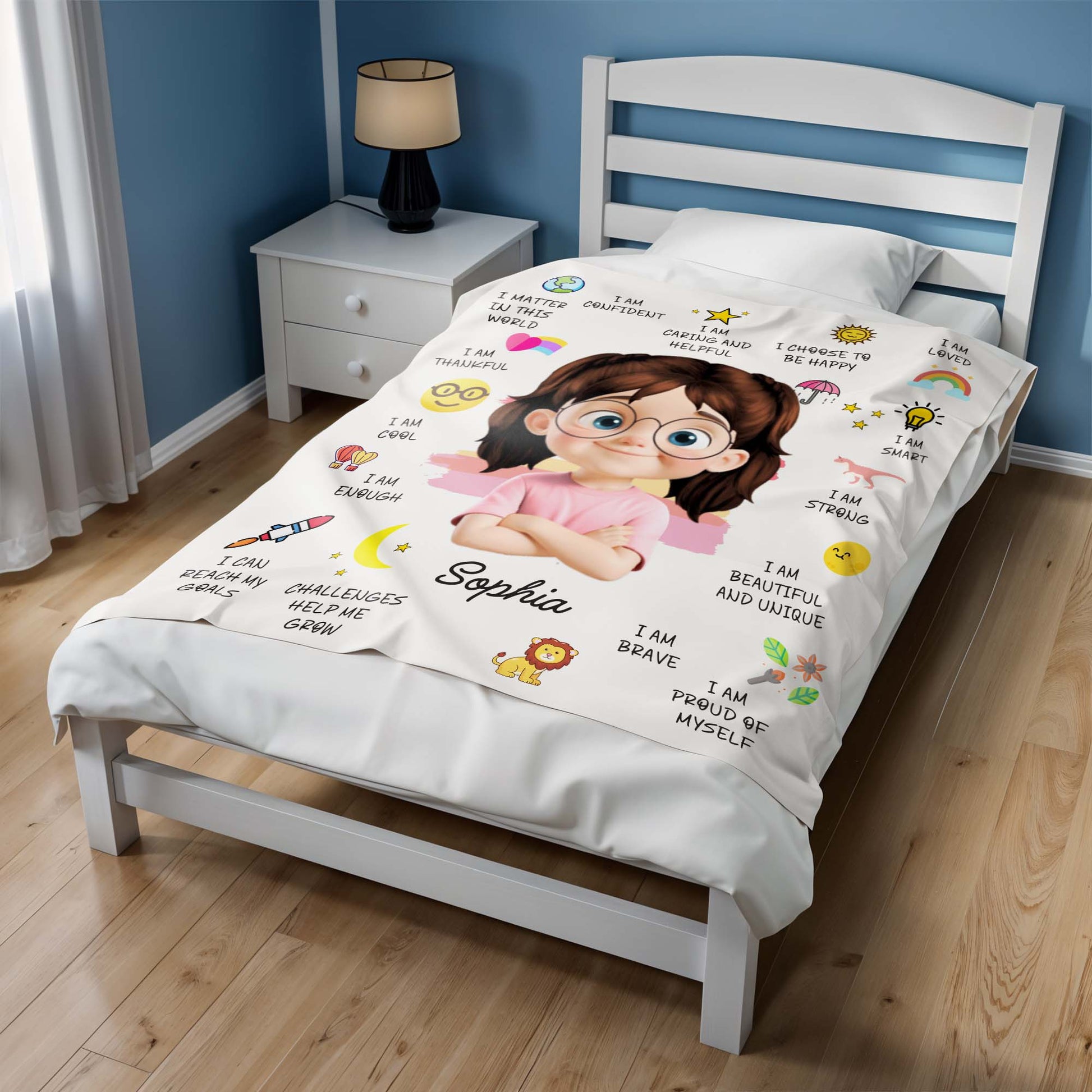 I Am Loved, Choose To Be Happy, Proud of Myself with Positive Affirmations