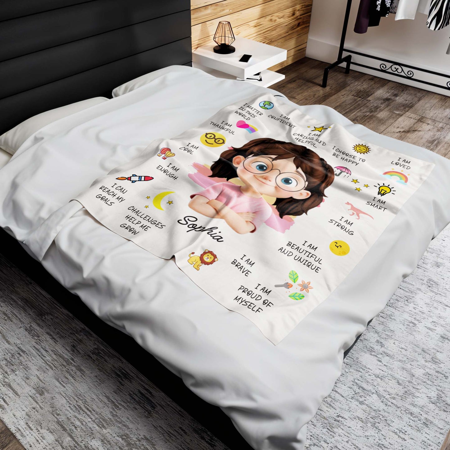 I Am Loved, Choose To Be Happy, Proud of Myself with Positive Affirmations