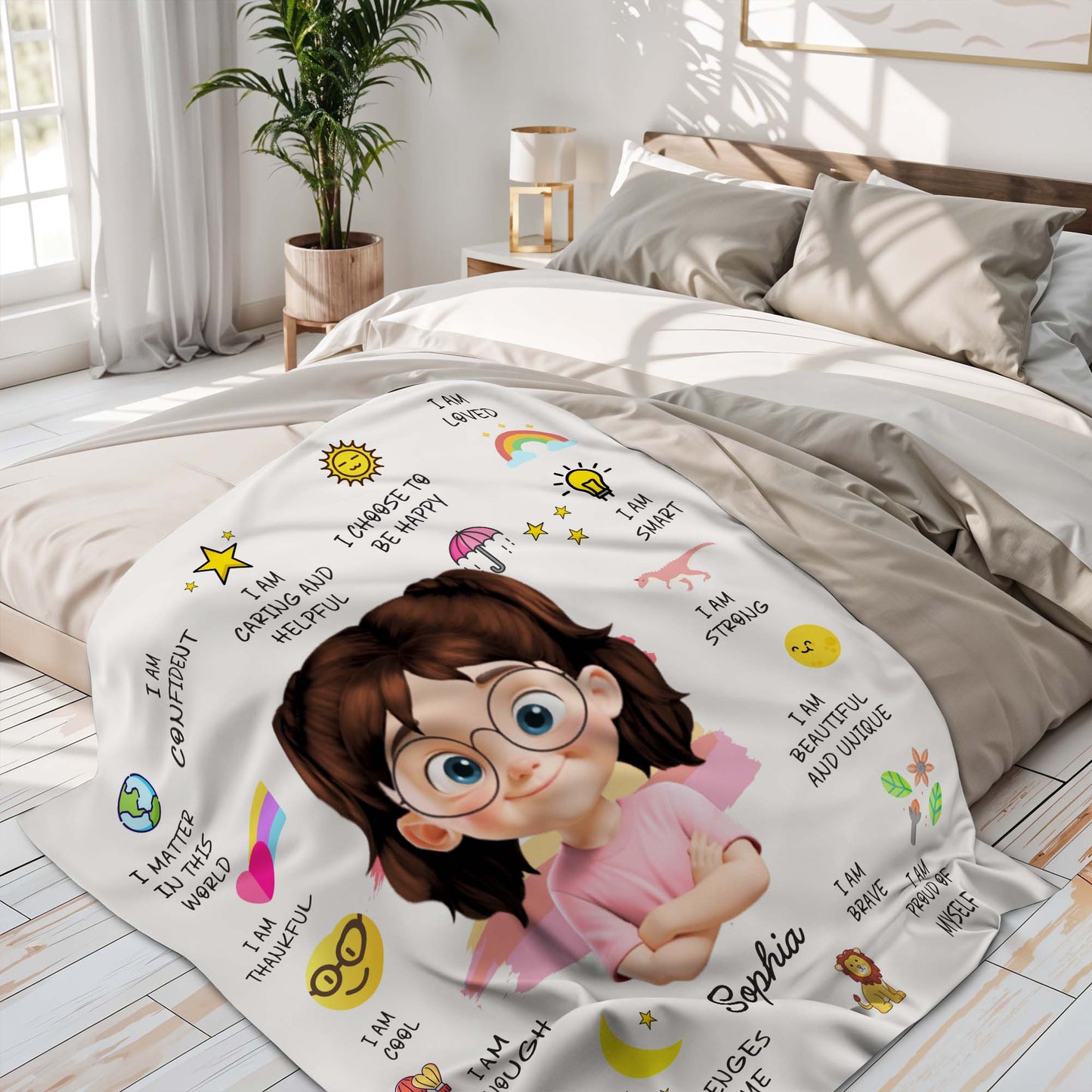 I Am Loved, Choose To Be Happy, Proud of Myself with Positive Affirmations