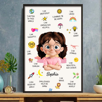 I Am Confident, Loved, Smart, Strong, Beautiful And Unique