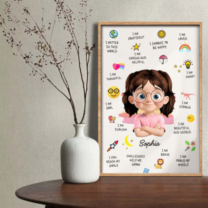 I Am Confident, Loved, Smart, Strong, Beautiful And Unique