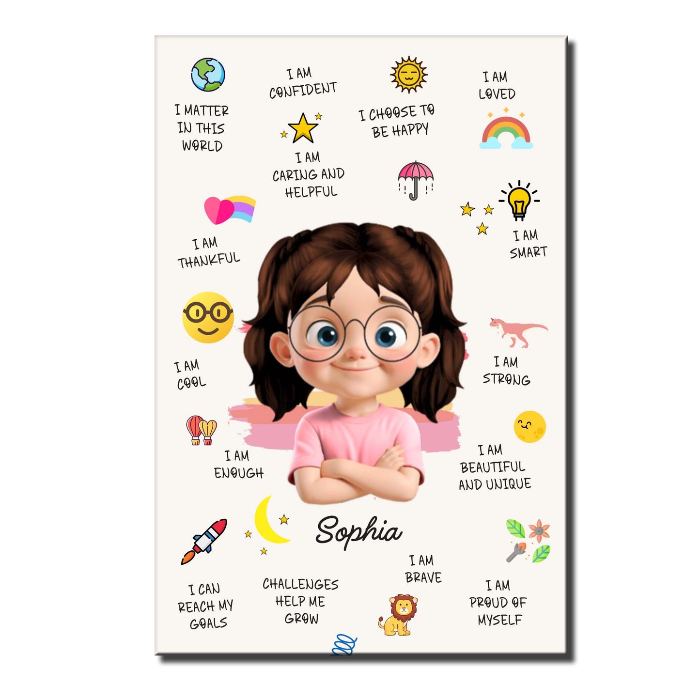 I Am Confident, Loved, Smart, Strong, Beautiful And Unique