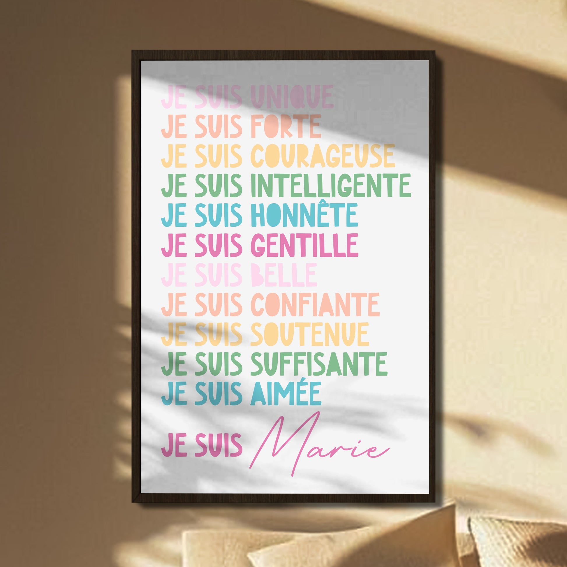 Je Suis Unique And Strong Personal Affirmations