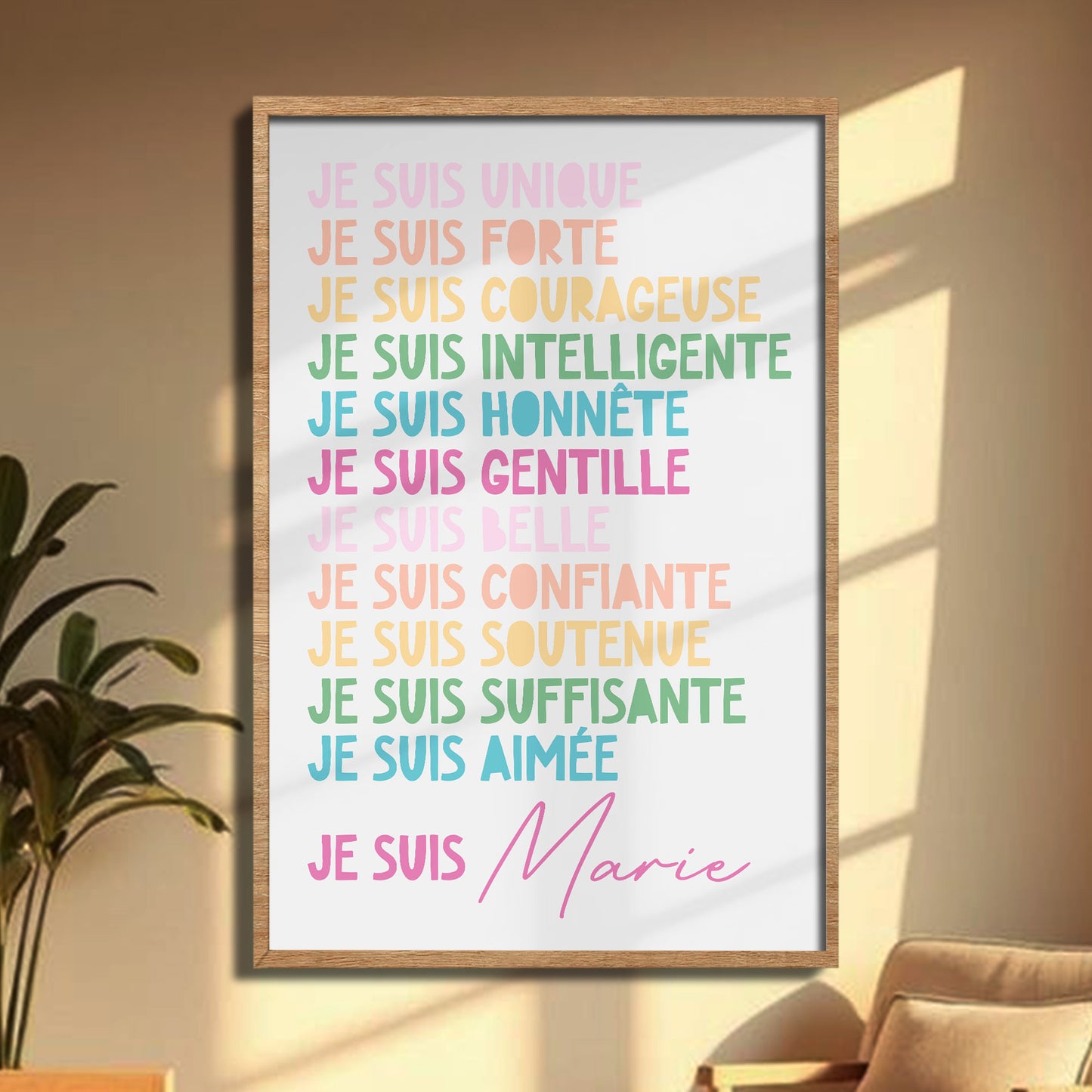 Je Suis Unique And Strong Personal Affirmations