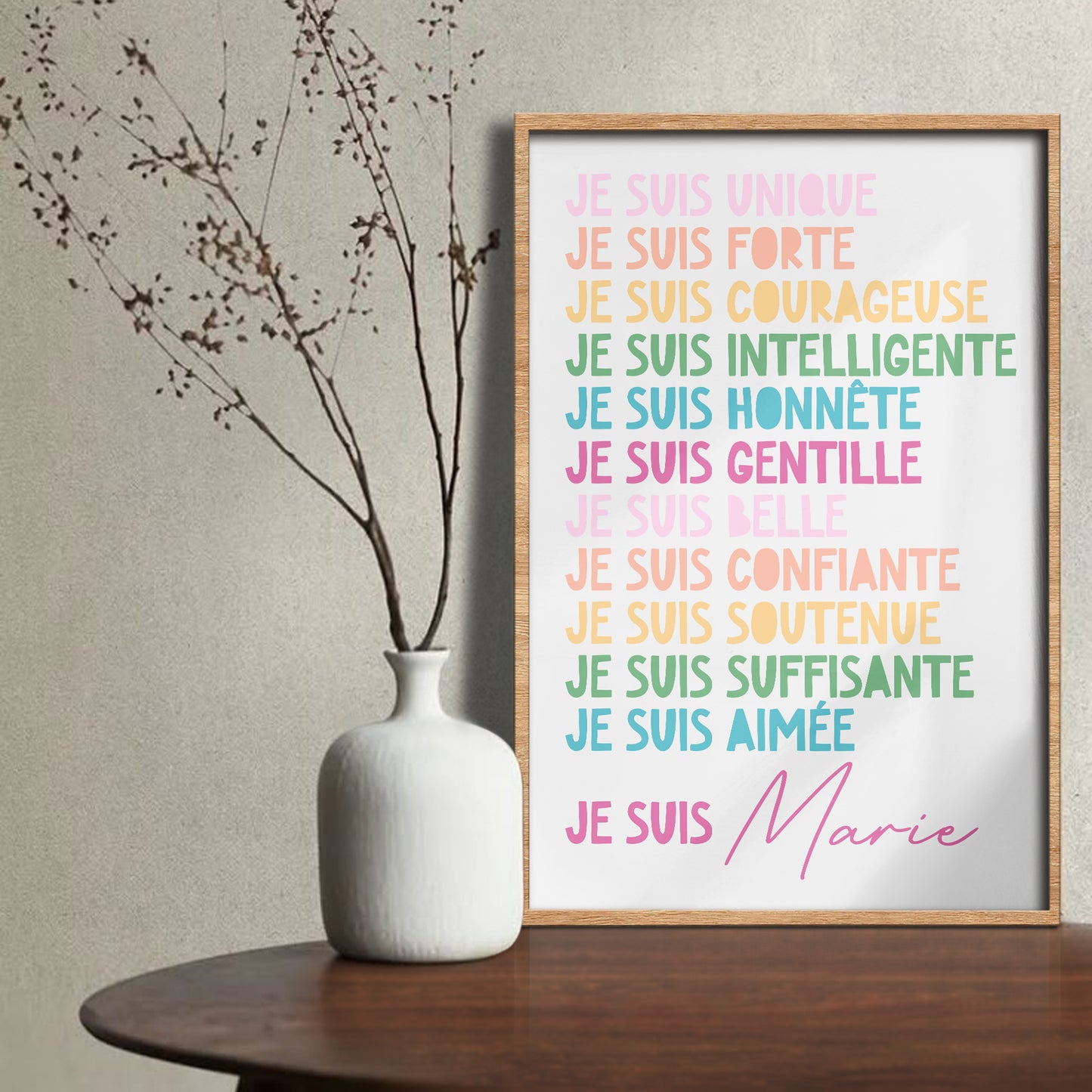 Je Suis Unique And Strong Personal Affirmations