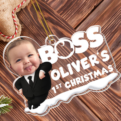 Baby Boss's First Christmas Ornament
