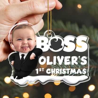 Baby Boss's First Christmas Ornament