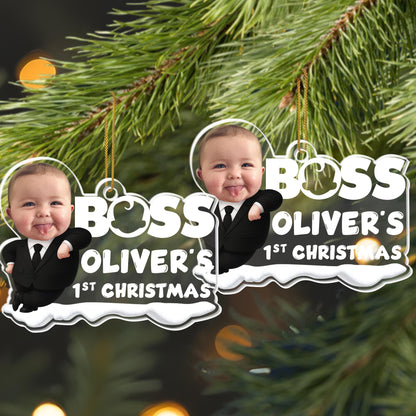 Baby Boss's First Christmas Ornament