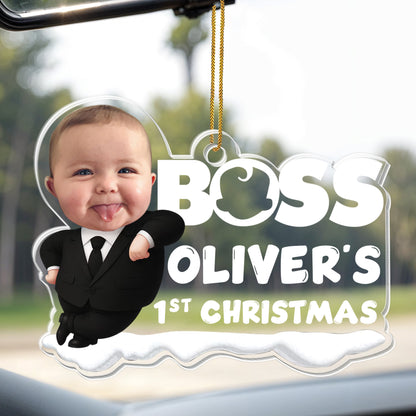 Baby Boss's First Christmas Ornament