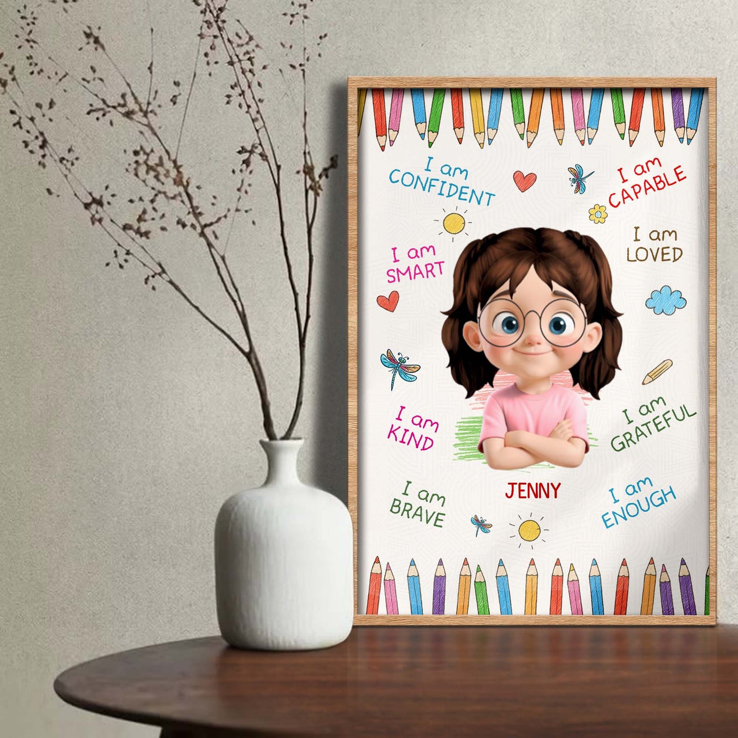 I Am Confident, I Am Smart, Motivational Affirmations For Girls