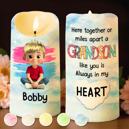 Here Together Or Miles Apart A Grandson Like You