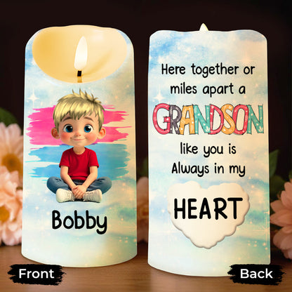 Here Together Or Miles Apart A Grandson Like You