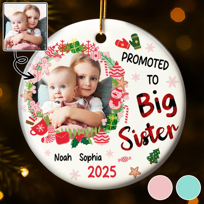 Promoted To Big Sister With Christmas Joy