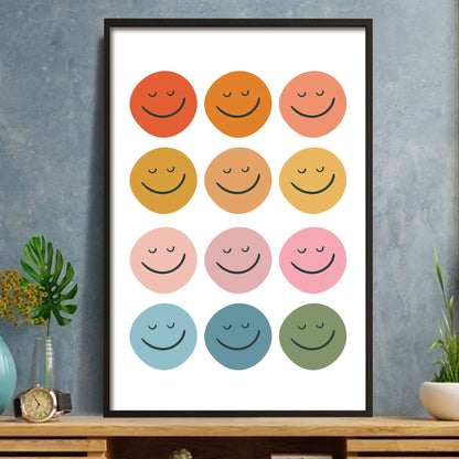 Bring Positivity With Array Of Smiley Faces