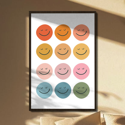Bring Positivity With Array Of Smiley Faces