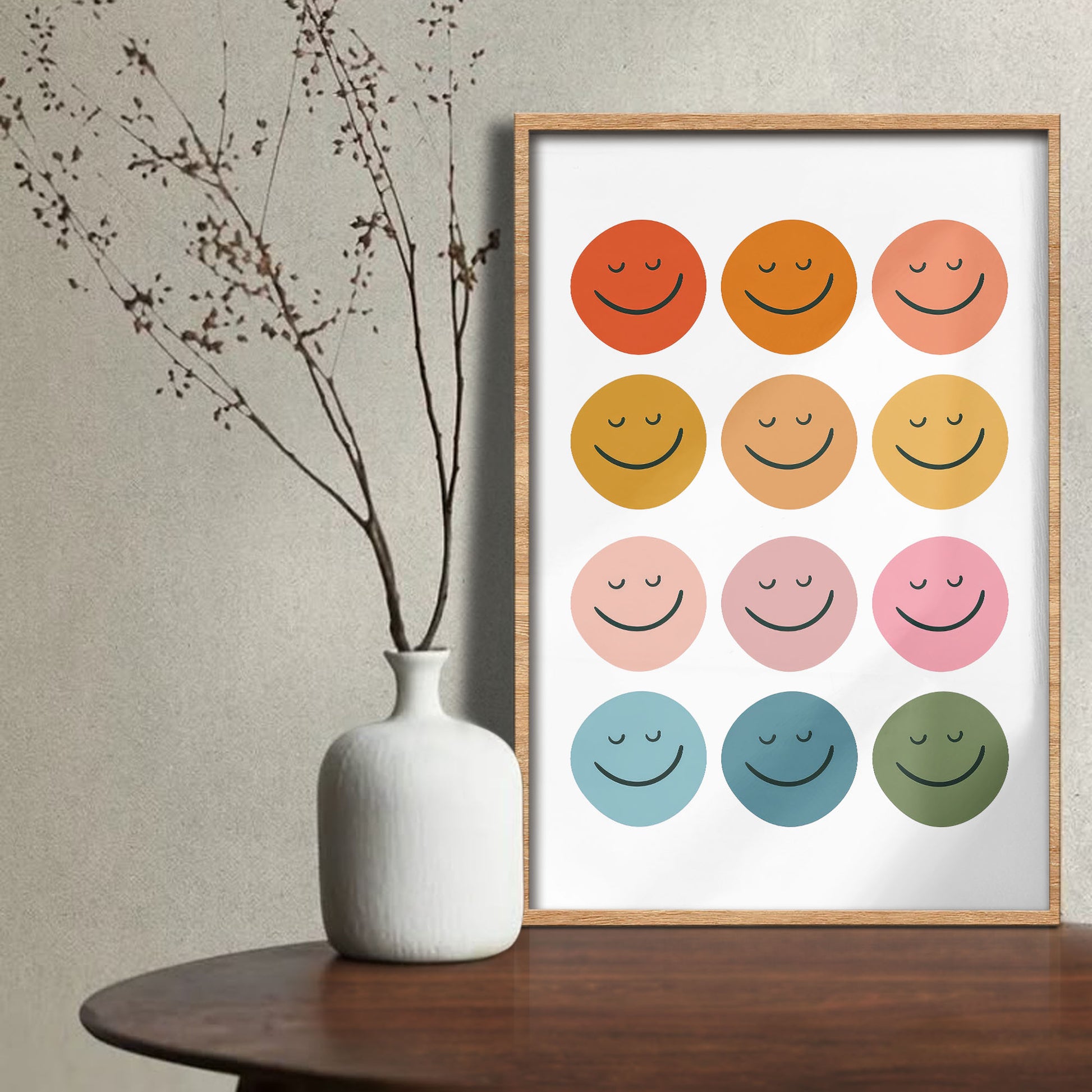 Bring Positivity With Array Of Smiley Faces