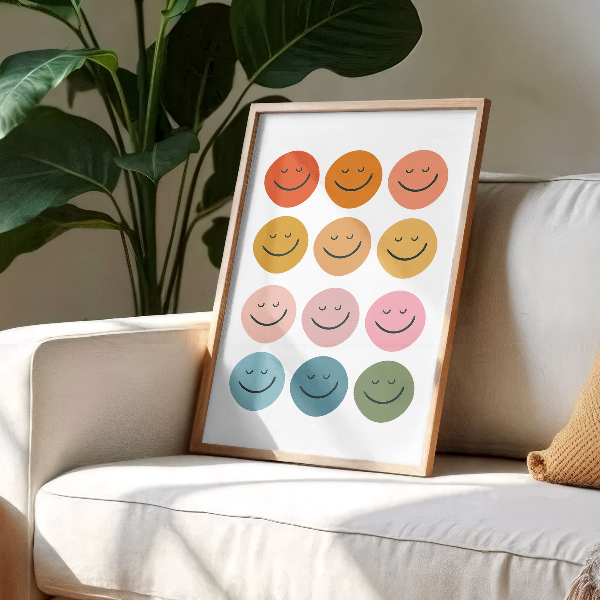 Bring Positivity With Array Of Smiley Faces