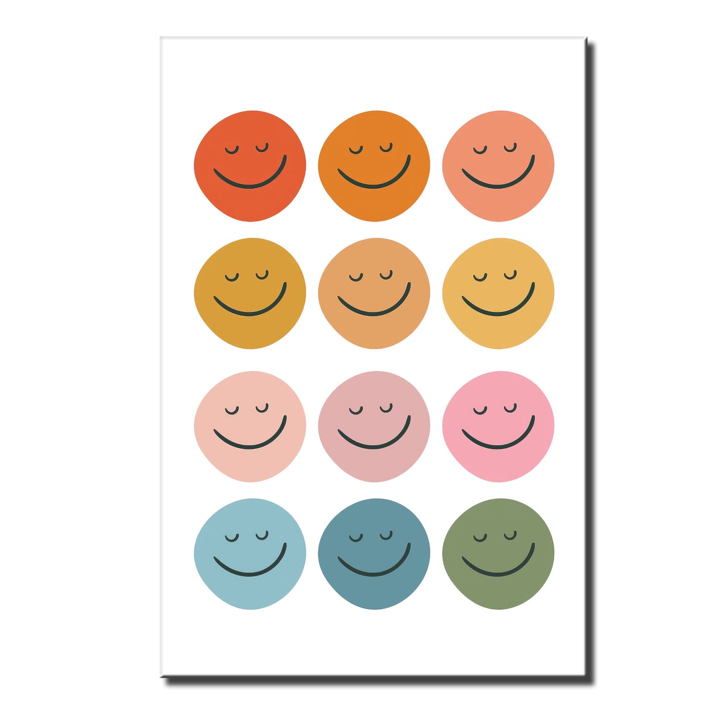 Bring Positivity With Array Of Smiley Faces