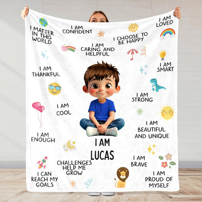 I Am Brave, Beautiful And Unique, Empowering Words For Girls