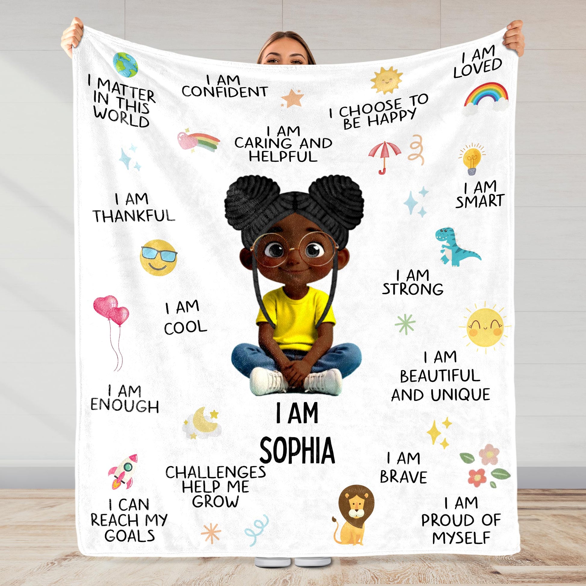 I Am Brave, Beautiful And Unique, Empowering Words For Girls