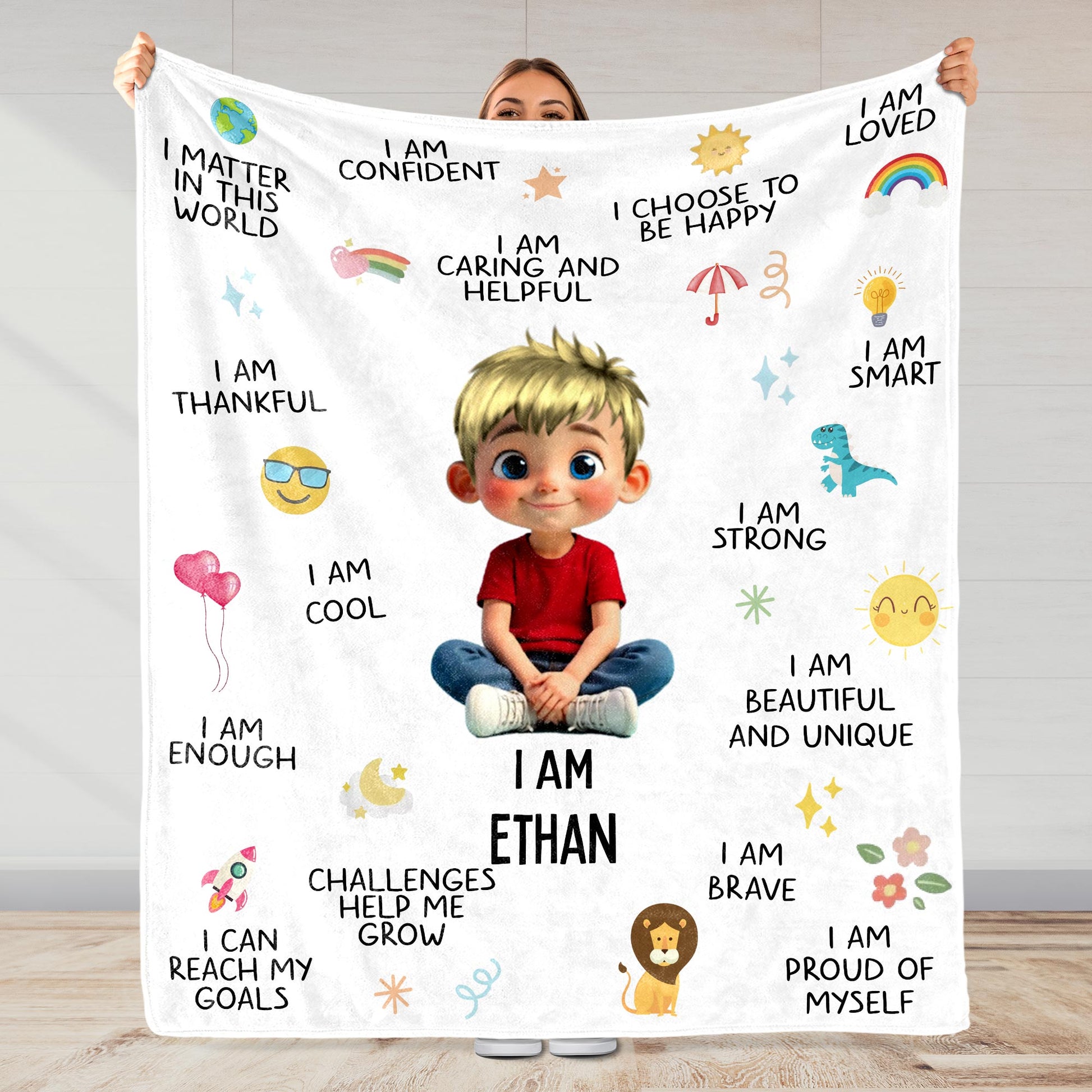 I Am Brave, Beautiful And Unique, Empowering Words For Girls