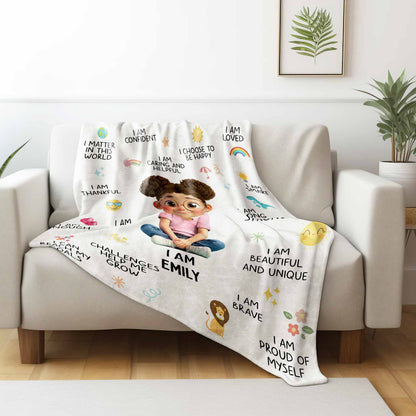 I Am Brave, Beautiful And Unique, Empowering Words For Girls