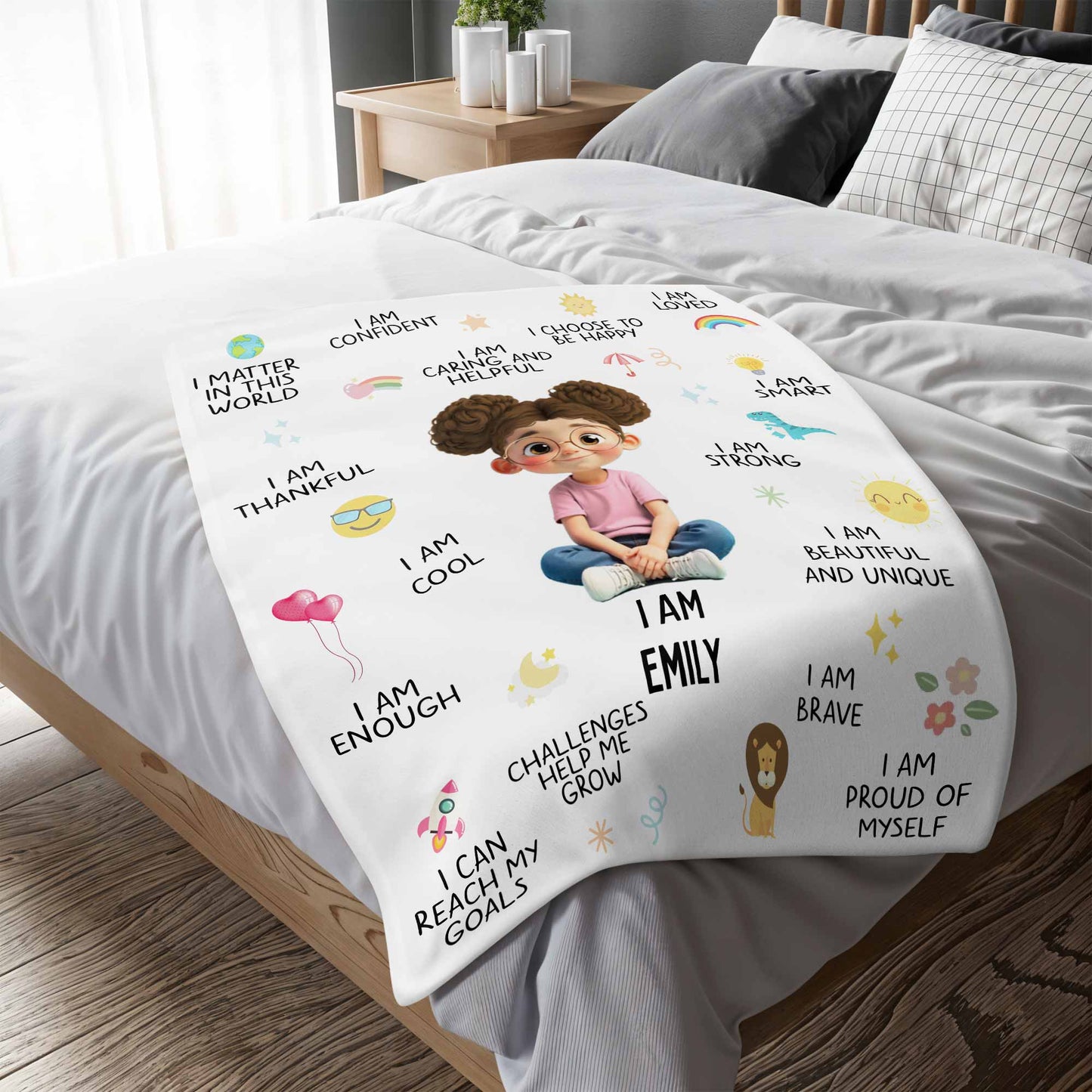 I Am Brave, Beautiful And Unique, Empowering Words For Girls