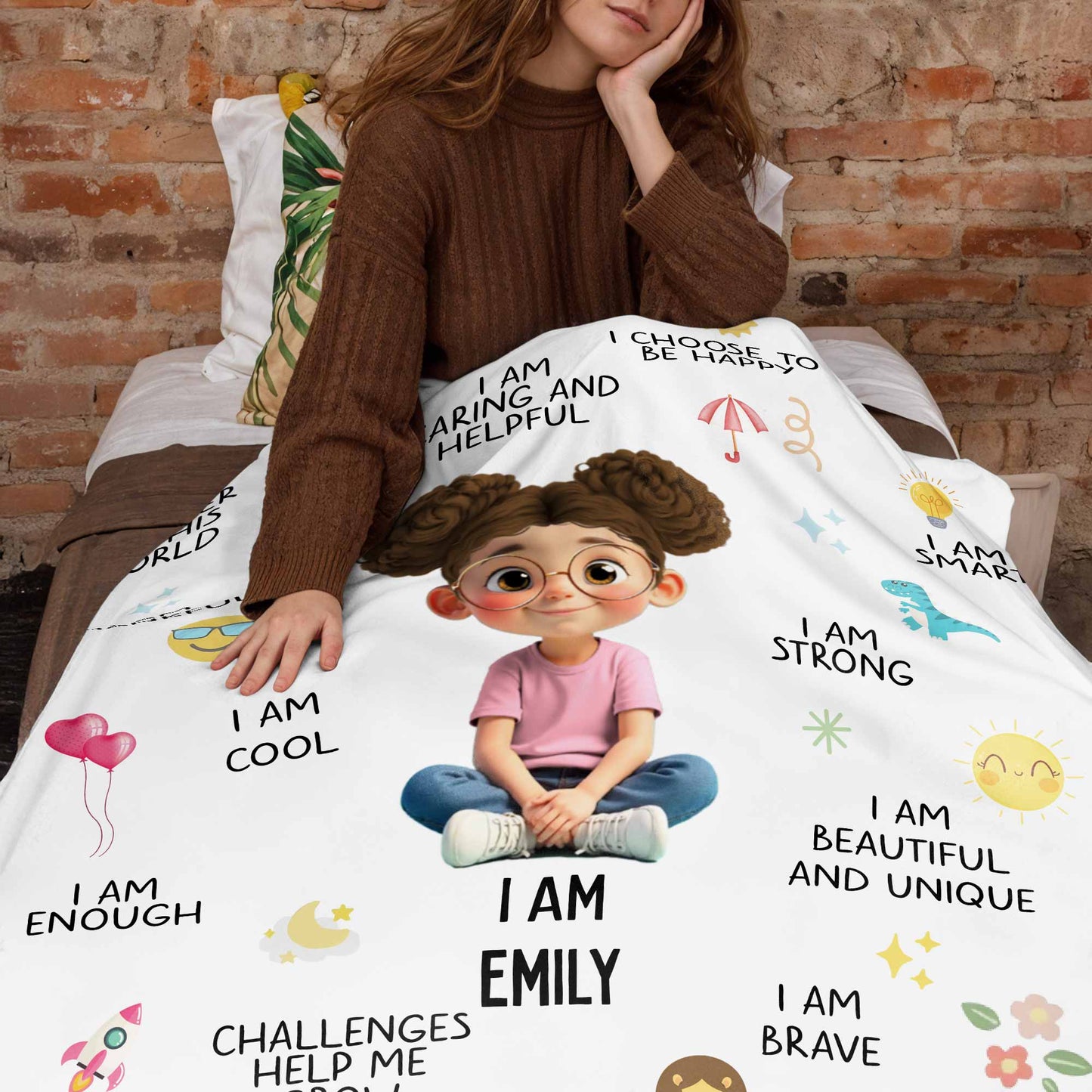 I Am Brave, Beautiful And Unique, Empowering Words For Girls