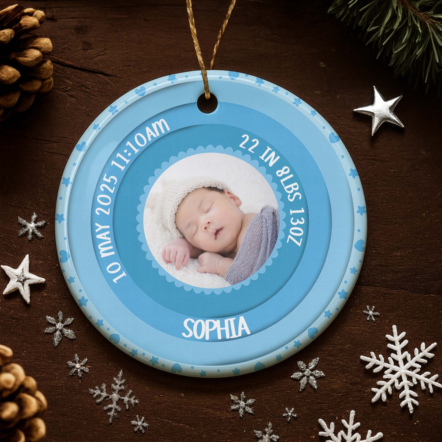 Capture The Moment Of Your Little One's Arrival With Custom Details