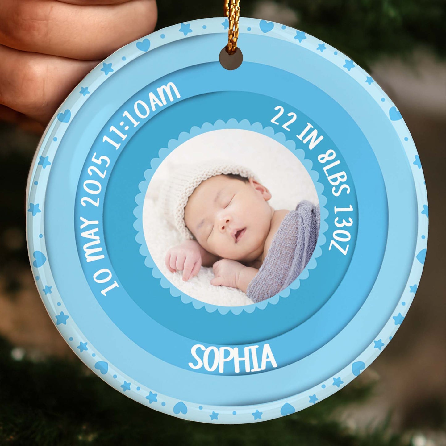Capture The Moment Of Your Little One's Arrival With Custom Details