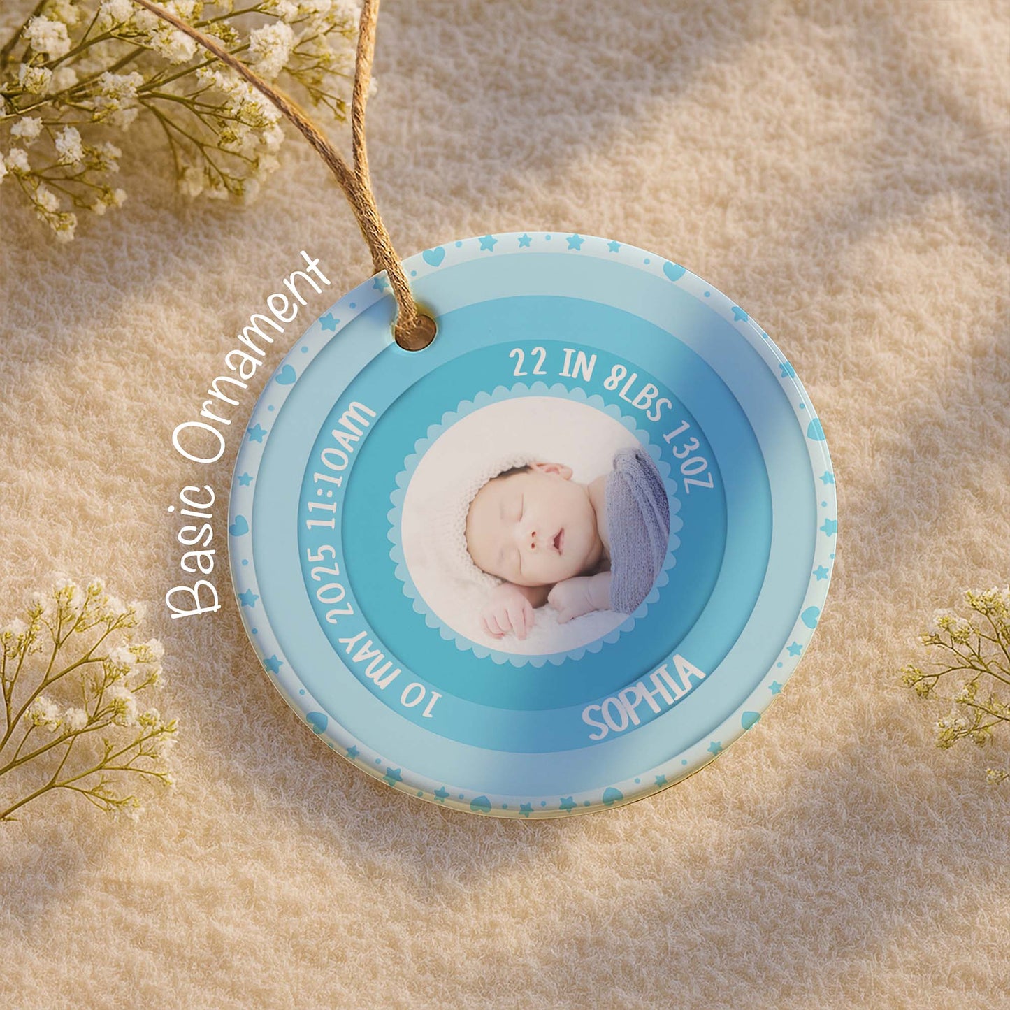 Capture The Moment Of Your Little One's Arrival With Custom Details