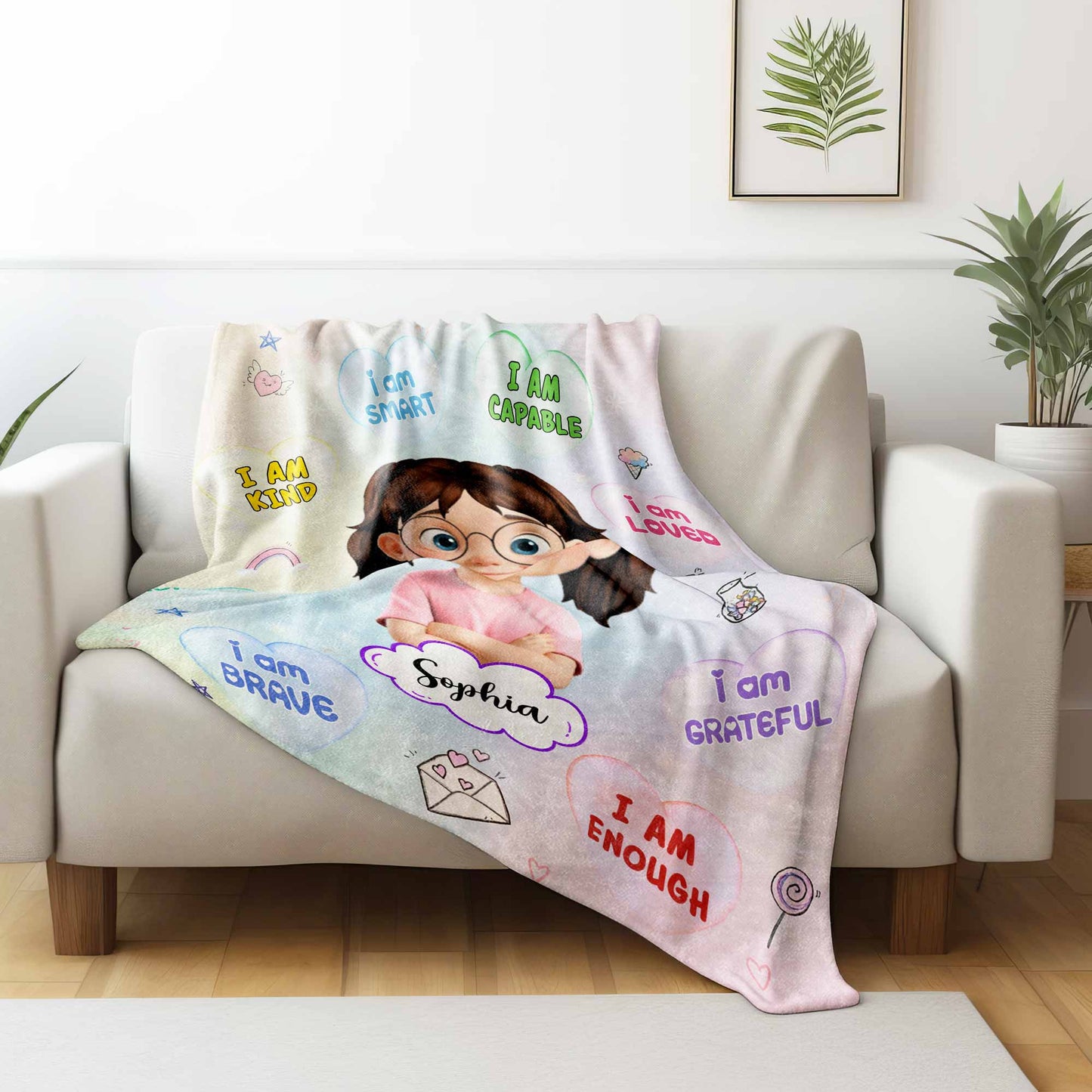 I Am Smart, I Am Capable, Affirmations For Young Girls