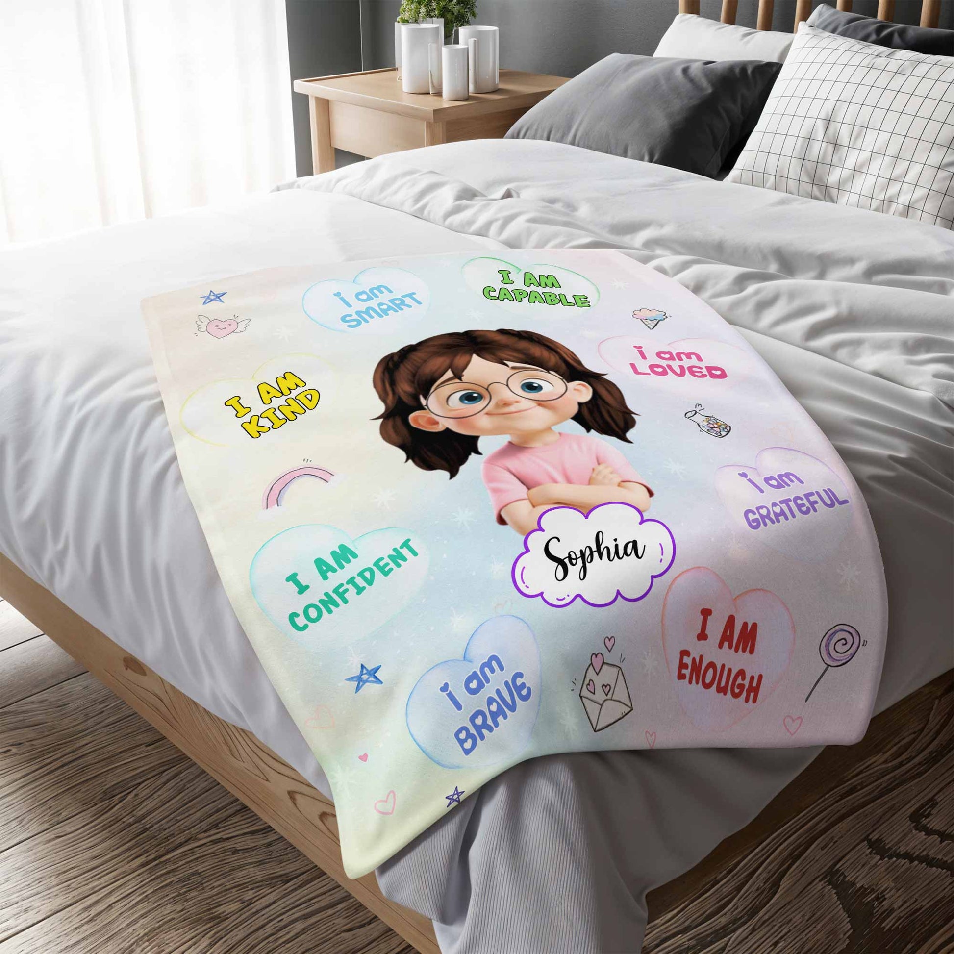 I Am Smart, I Am Capable, Affirmations For Young Girls