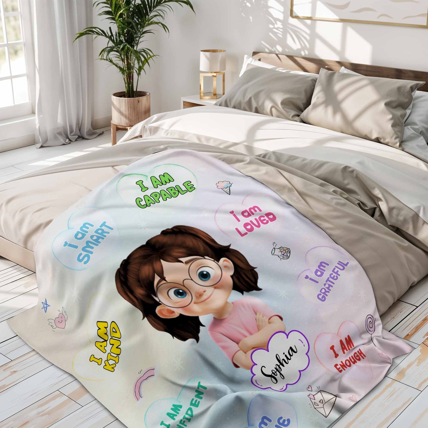 I Am Smart, I Am Capable, Affirmations For Young Girls