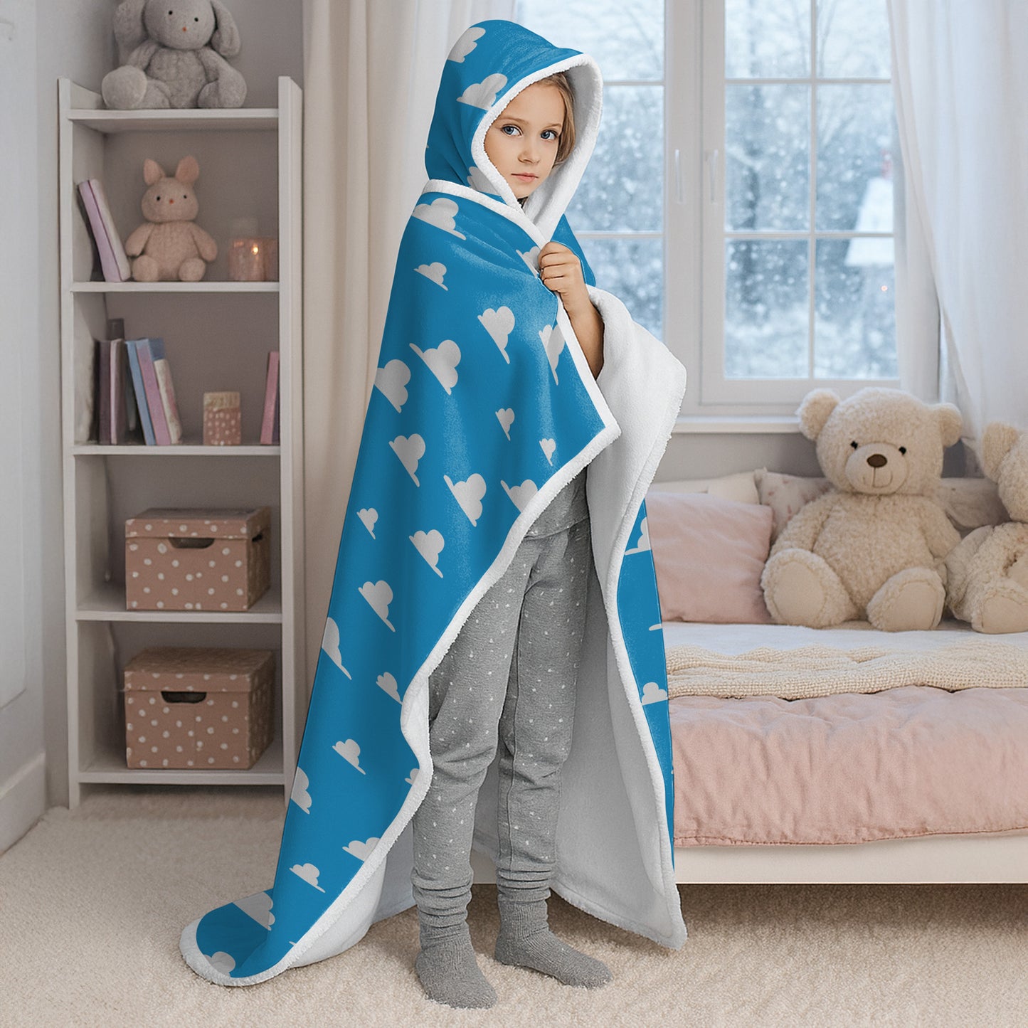 I Am Smart, I Am Strong, I Am Brave, Clouds Design