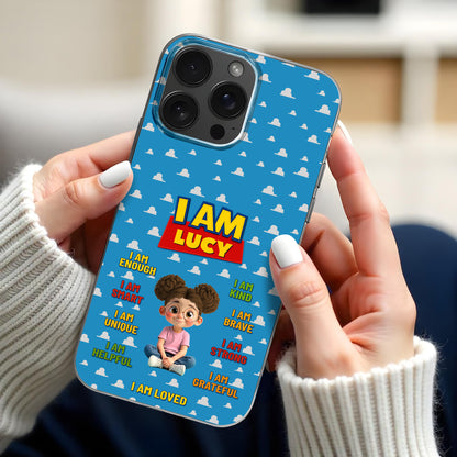 I Am Lucy, Positive Affirmation Cloud Design