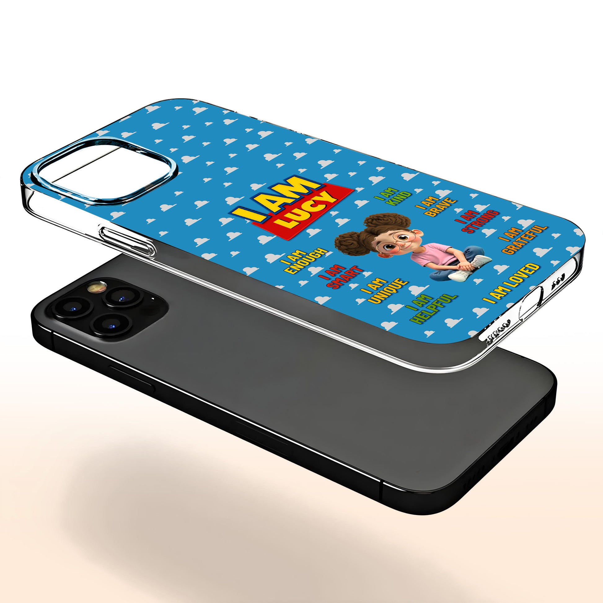 I Am Lucy, Positive Affirmation Cloud Design