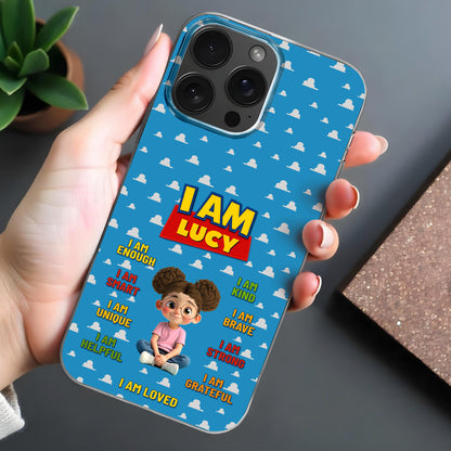 I Am Lucy, Positive Affirmation Cloud Design