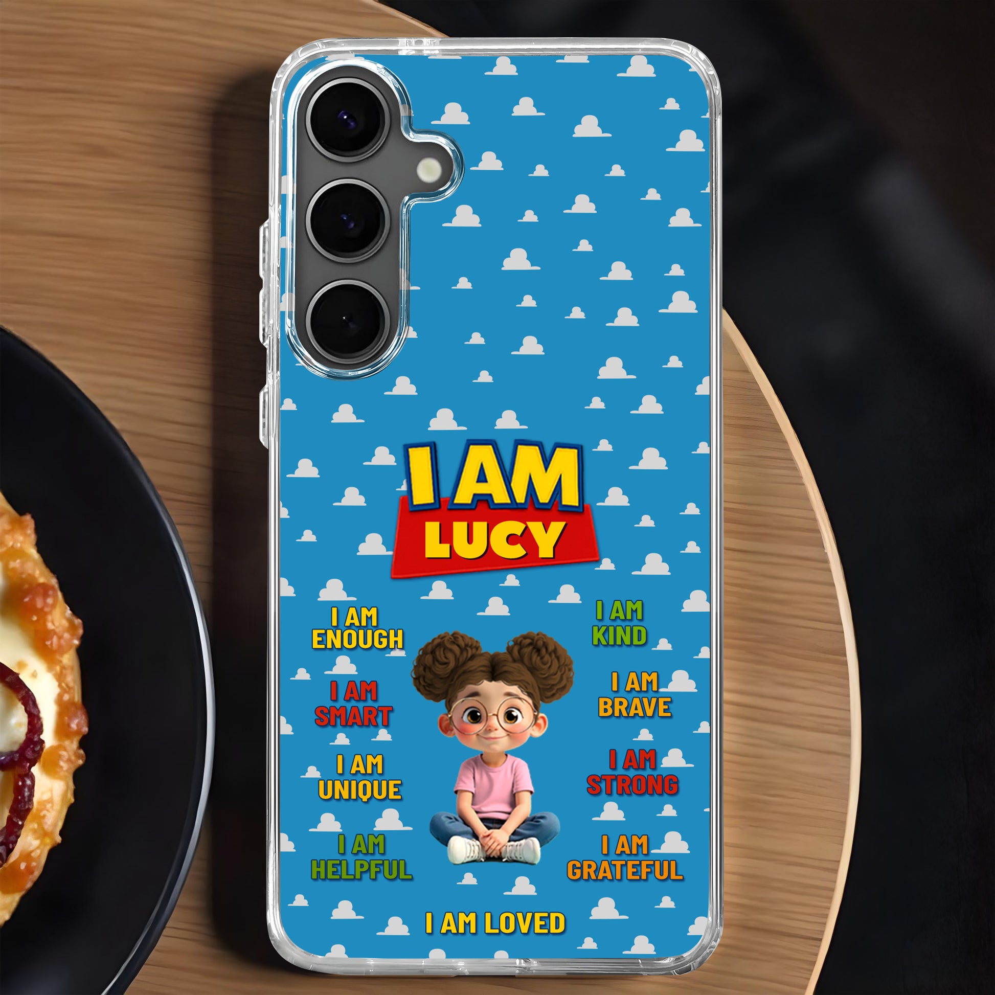 I Am Lucy, Positive Affirmation Cloud Design