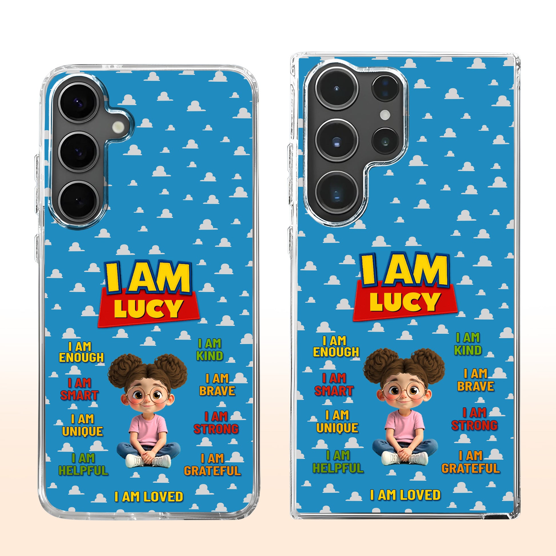 I Am Lucy, Positive Affirmation Cloud Design