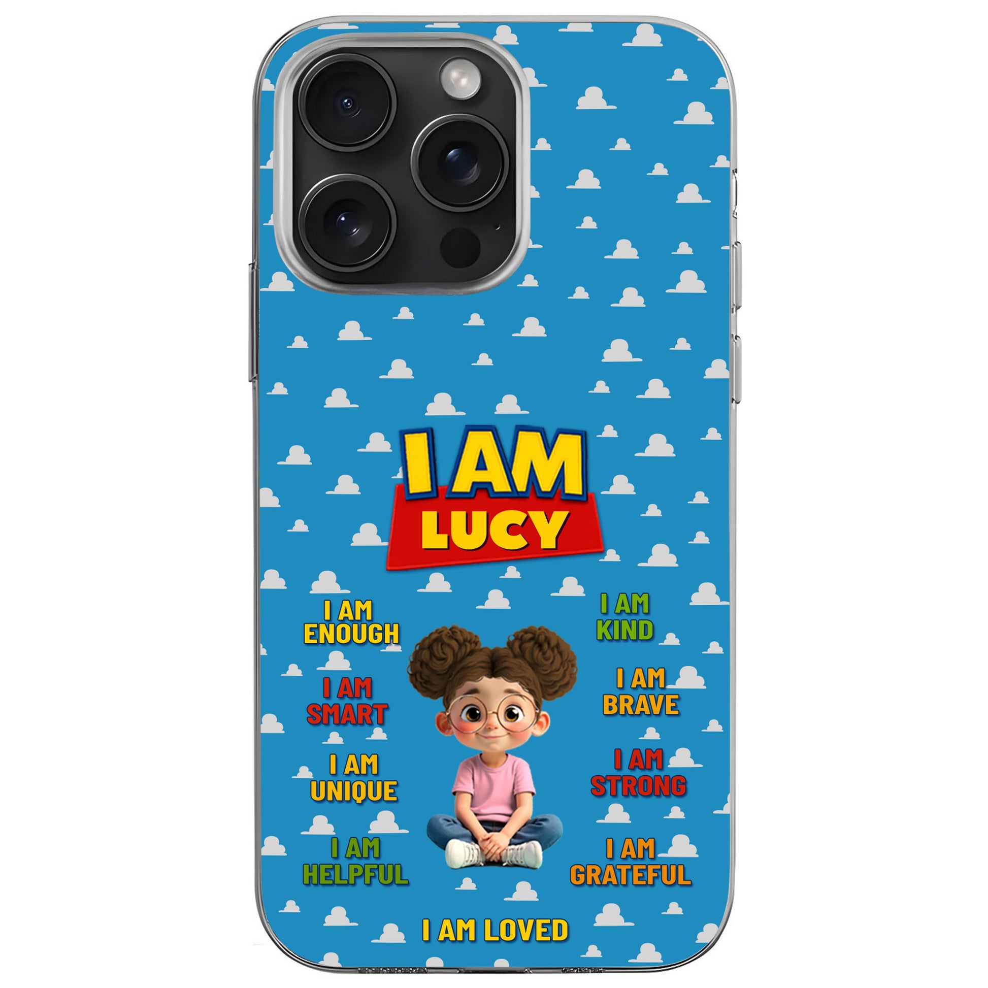I Am Lucy, Positive Affirmation Cloud Design