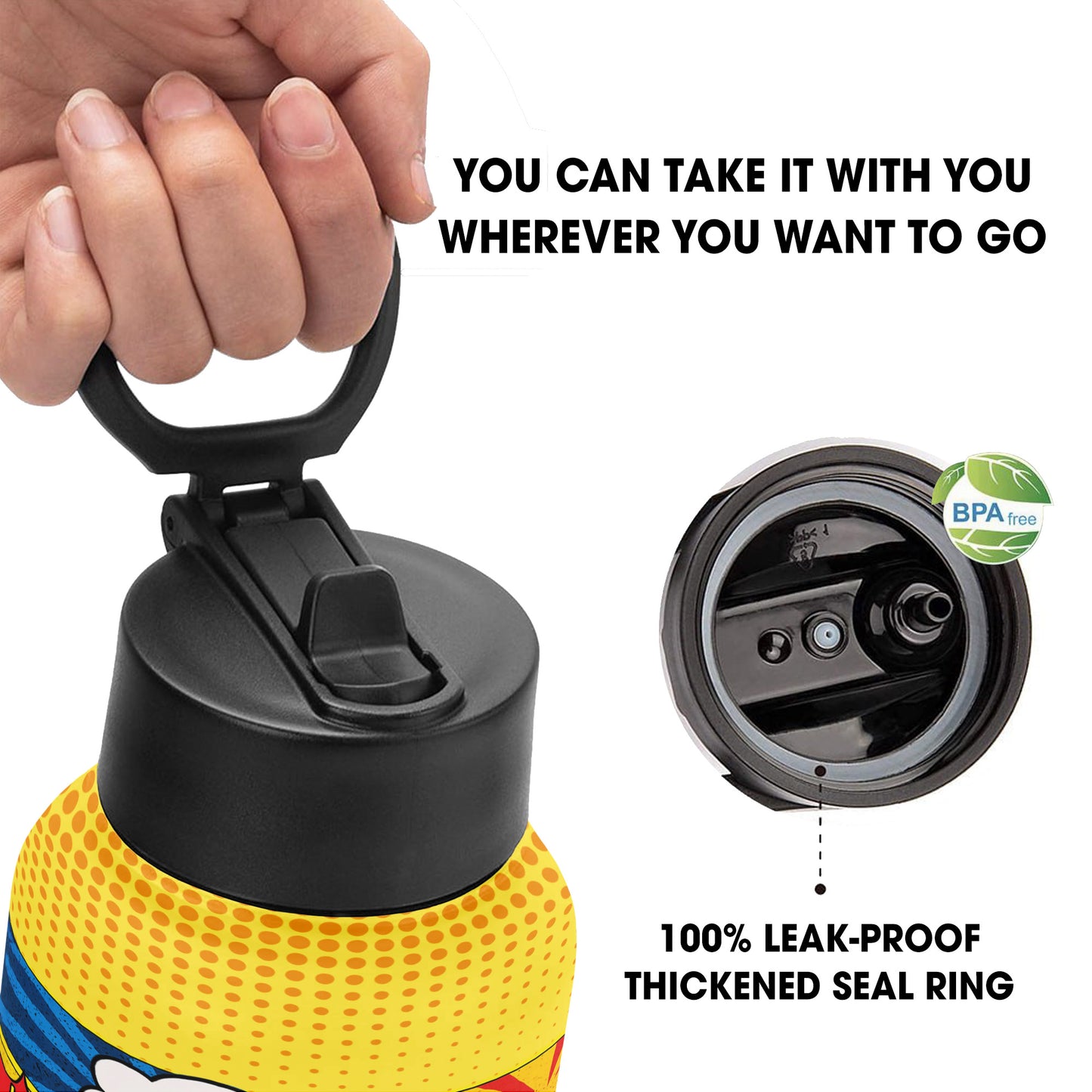 I Am Enough, Kind, Smart, Strong Comic Style Positive Affirmations