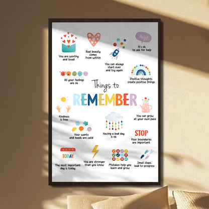 Things to Remember Heart Cloud and Lightning Bolt